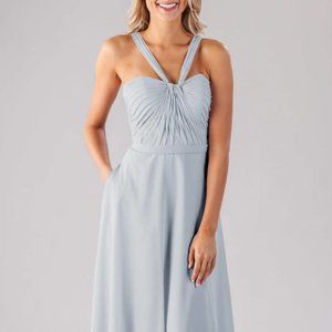 NWT Kennedy Blue Bridesmaid Maid of Honor Dress Fog Light Blue Sz 4